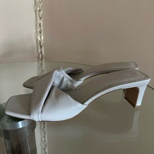 H&M Padded Slip On Heel Sandals Mules Size EUR 39/US8